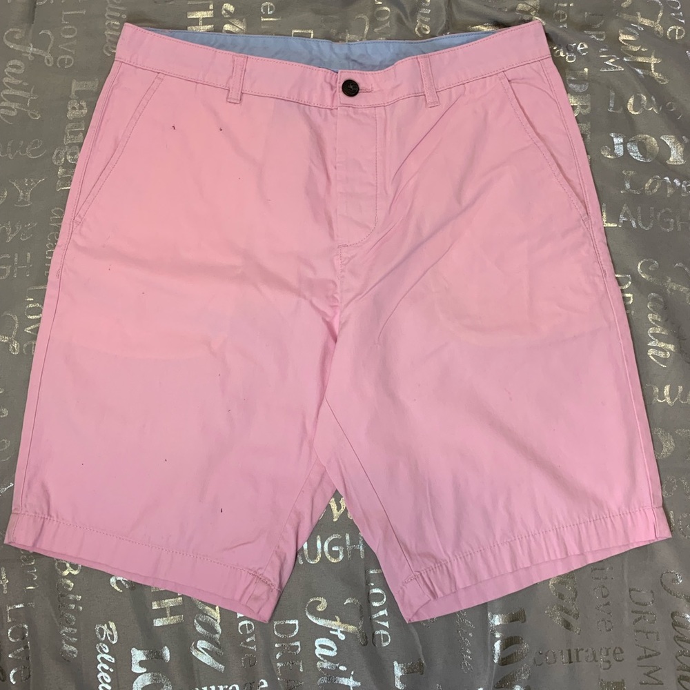 H&M Pink Flat Front Men Shorts